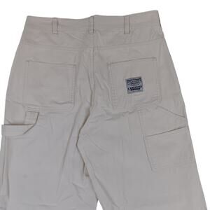Vintage‎ Steve & Barry's Original Carpenter Pants Men 32X32 Cream Loose Straight